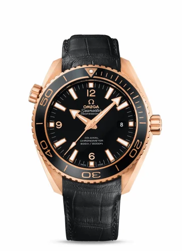 Omega Seamaster Planet Ocean 600M Co-Axial 45.5 Red Gold / Ceragold / Alligator 232.63.46.21.01.001 (23263462101001)